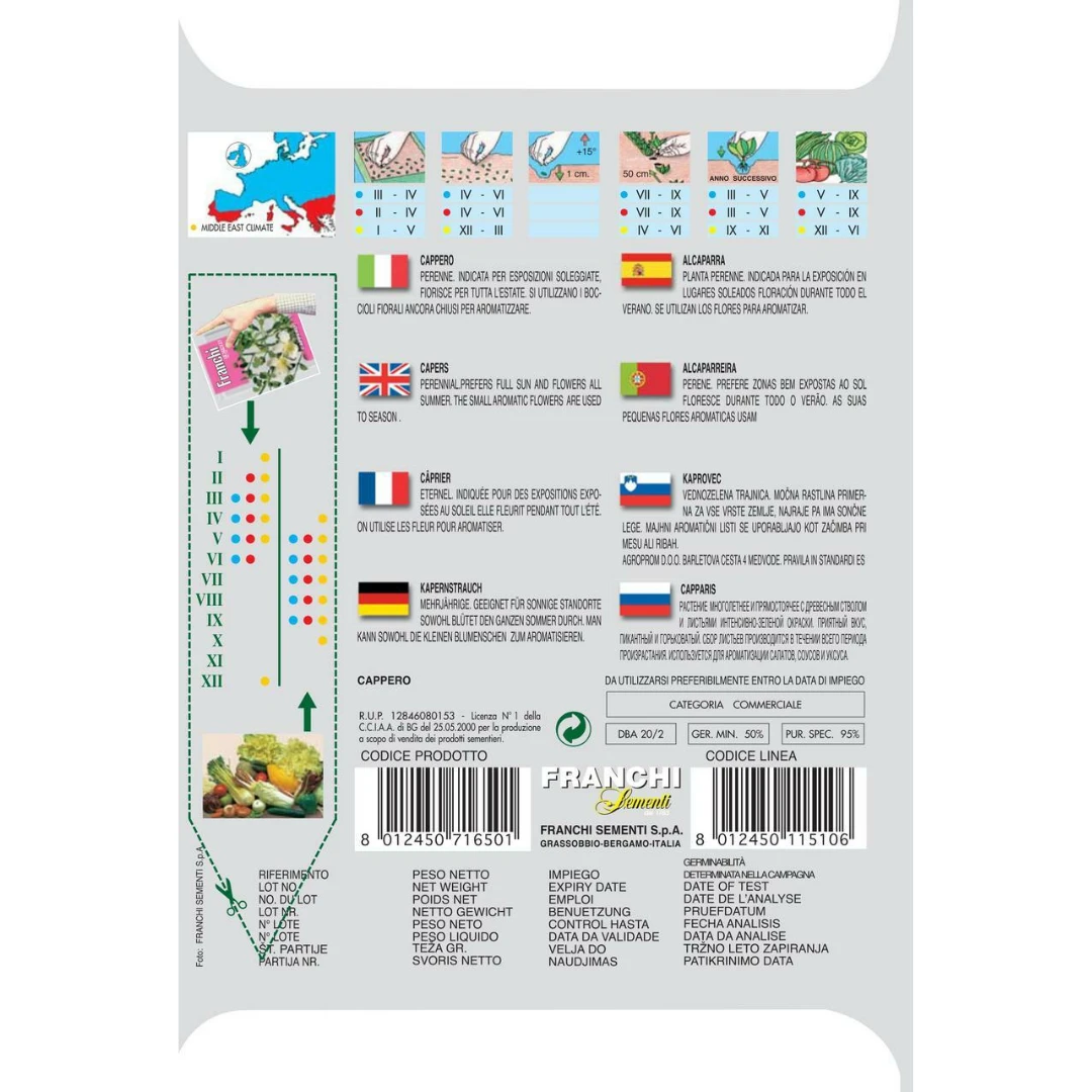 Franchi Sementi Cappero Seeds Garden 3 Franchi Sementi Cappero Seeds Garden
