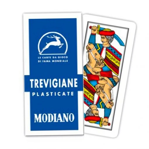 Modiano Italian Scopa Playing Cards - Trevigiane (Northern Italian Style) 3 Modiano Italian Scopa Playing Cards - Trevigiane (Northern Italian Style)
